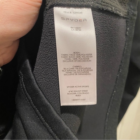 Men’s Large Spyder Half-Zip Fleece Pullover - Picture 9 of 16